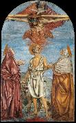 Andrea del Castagno The Holy Trinity, St Jerome and Two Saints